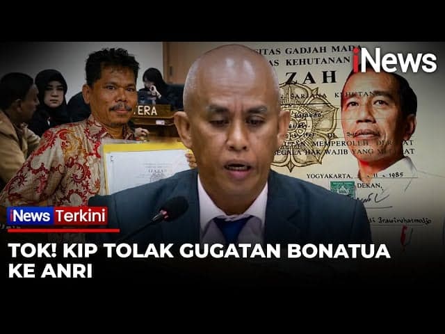 KIP Tolak Permohonan Sengketa Ijazah Jokowi yang Diajukan Bon Jowi KIP Tolak Permohonan Sengketa Ijazah Jokowi yang Diajukan Bon Jowi
