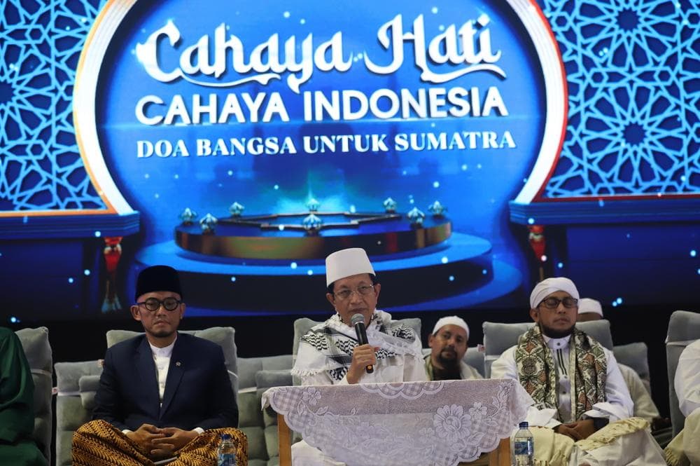 Doa Bangsa untuk Sumatra, Menag Sebut Bencana Jadi Momentum Introspeksi Bangsa Doa Bangsa untuk Sumatra, Menag Sebut Bencana Jadi Momentum Introspeksi Bangsa
