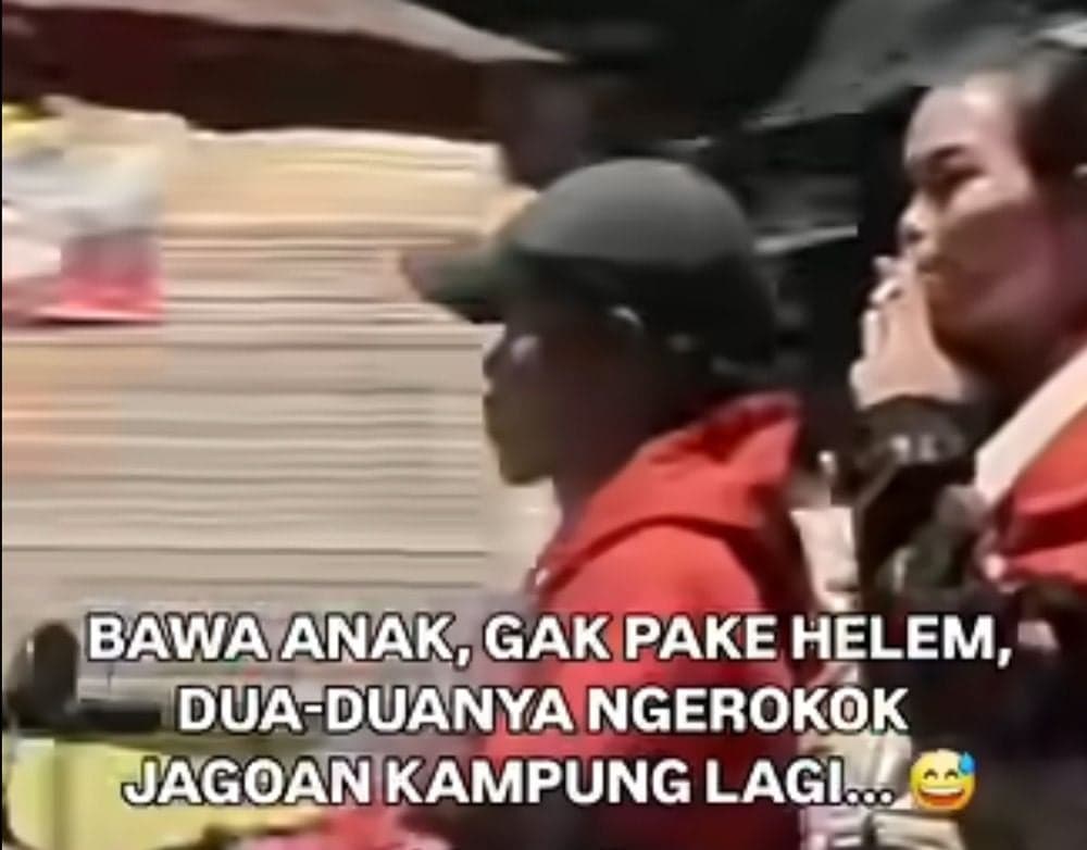 Viral Pemotor Merokok Sambil Gendong Bayi Ngamuk hingga Mukul saat Ditegur Viral Pemotor Merokok Sambil Gendong Bayi Ngamuk hingga Mukul saat Ditegur
