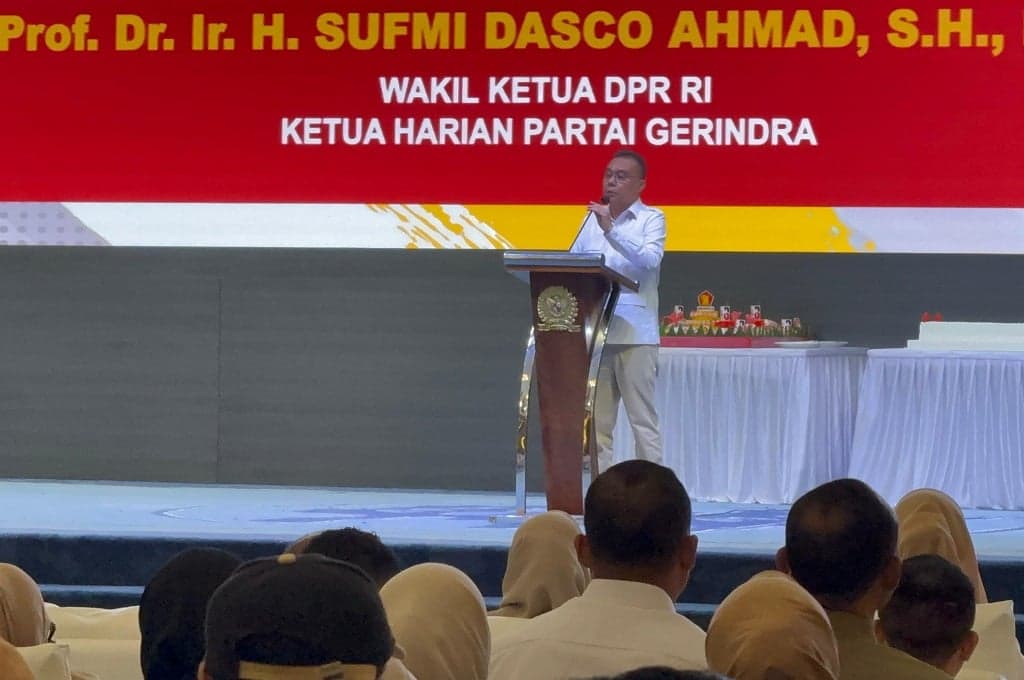 HUT ke-18 Gerindra, Dasco: Perjuangan ke Depan Makin Berat untuk Pertahankan Kemenangan HUT ke-18 Gerindra, Dasco: Perjuangan ke Depan Makin Berat untuk Pertahankan Kemenangan