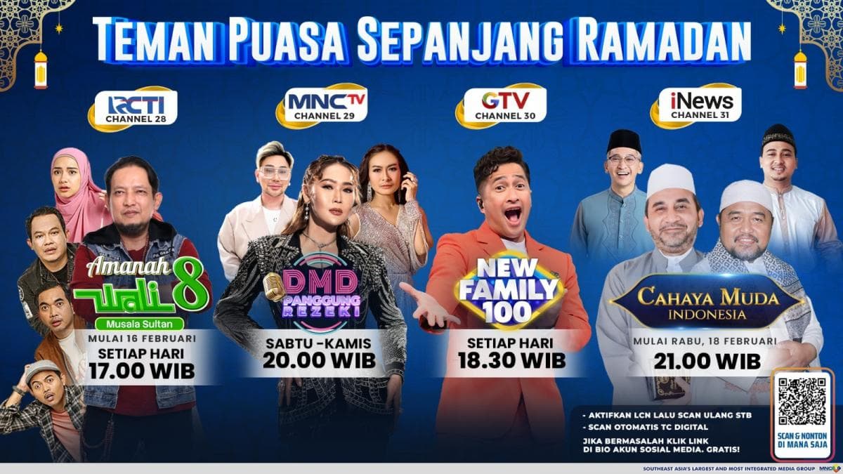 RCTI, MNCTV, GTV dan iNews Siap Jadi Teman Puasa Sepanjang Ramadan dari Waktu Berbuka hingga Malam RCTI, MNCTV, GTV dan iNews Siap Jadi Teman Puasa Sepanjang Ramadan dari Waktu Berbuka hingga Malam