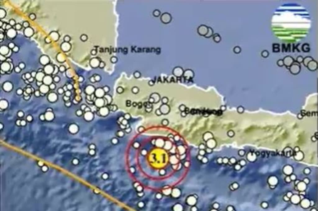 Gempa Hari Ini Magnitudo 3,1 Guncang Sukabumi Jabar Gempa Hari Ini Magnitudo 3,1 Guncang Sukabumi Jabar