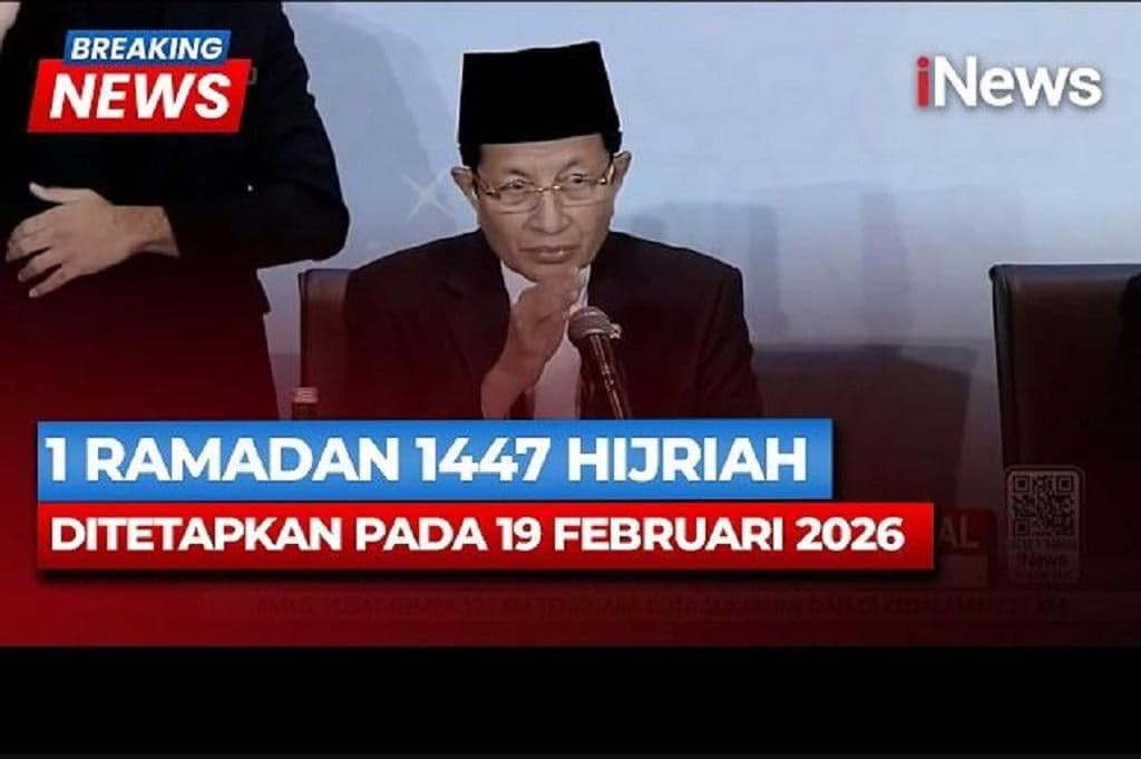 Detik-Detik Pemerintah Tetapkan 1 Ramadan 1447 H Jatuh Kamis 19 Februari 2026 Detik-Detik Pemerintah Tetapkan 1 Ramadan 1447 H Jatuh Kamis 19 Februari 2026