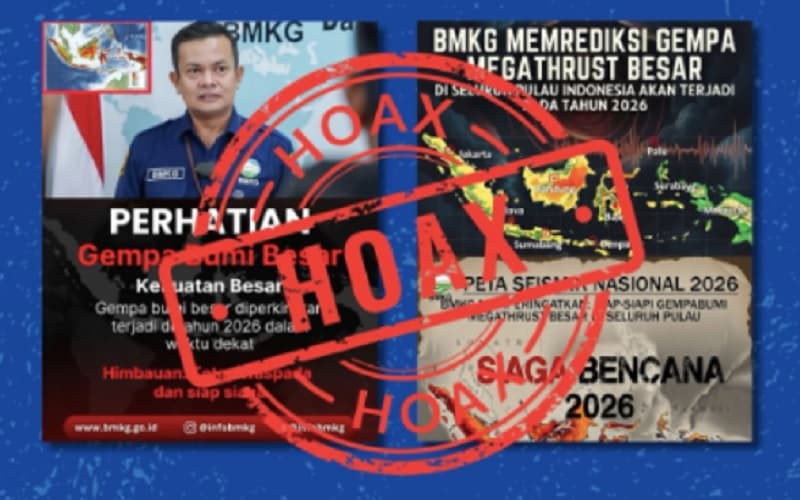 BMKG Tegaskan Informasi Prediksi Gempa Megathrust Besar Tahun 2026 Hoaks BMKG Tegaskan Informasi Prediksi Gempa Megathrust Besar Tahun 2026 Hoaks