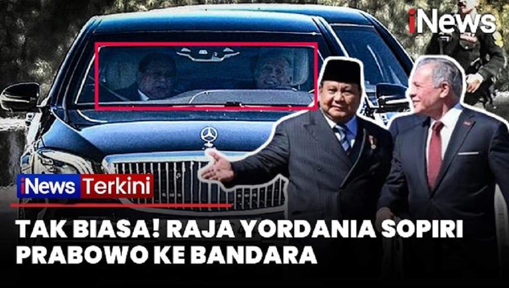 Momen Berkesan, Raja Yordania Sopiri Presiden Prabowo ke Bandara Momen Berkesan, Raja Yordania Sopiri Presiden Prabowo ke Bandara