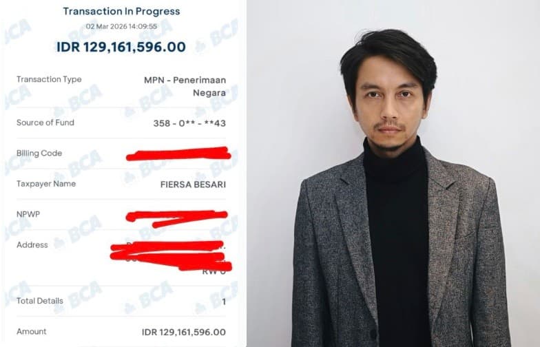 Fiersa Besari Pamer Bukti Bayar Pajak Lebih dari Rp129 Juta, Netizen Auto Heboh Tebak Penghasilannya Fiersa Besari Pamer Bukti Bayar Pajak Lebih dari Rp129 Juta, Netizen Auto Heboh Tebak Penghasilannya