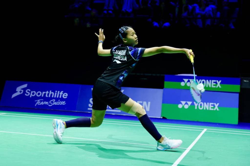 Putri KW Akui Sempat Tegang Lawan Tanvi Sharma di Swiss Open 2026 Putri KW Akui Sempat Tegang Lawan Tanvi Sharma di Swiss Open 2026
