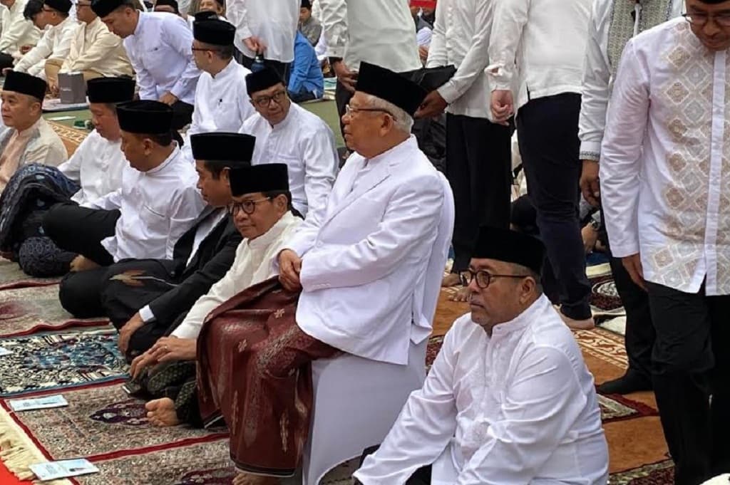 Ma’ruf Amin Jadi Khatib, Pramono-Rano Salat Id di Balai Kota Jakarta Ma’ruf Amin Jadi Khatib, Pramono-Rano Salat Id di Balai Kota Jakarta