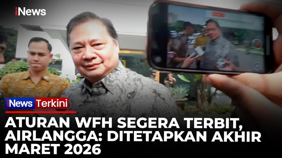 Menko Airlangga Beber Kebijakan WFH 1 Hari bakal Ditetapkan Akhir Maret 2026 Menko Airlangga Beber Kebijakan WFH 1 Hari bakal Ditetapkan Akhir Maret 2026