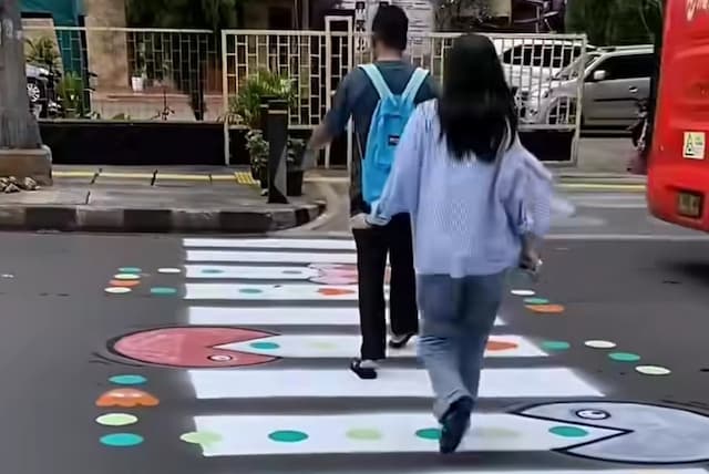 Viral Warga Gambar Zebra Cross Pac-Man di Tebet, Pemprov Jakarta Buka Suara Viral Warga Gambar Zebra Cross Pac-Man di Tebet, Pemprov Jakarta Buka Suara