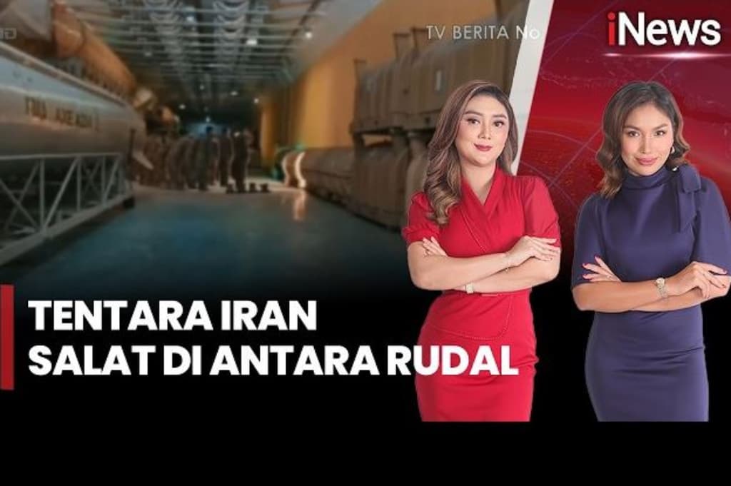 Viral Tentara Iran Salat Berjamaah di Antara Rudal, Diimami Komandan AU Viral Tentara Iran Salat Berjamaah di Antara Rudal, Diimami Komandan AU