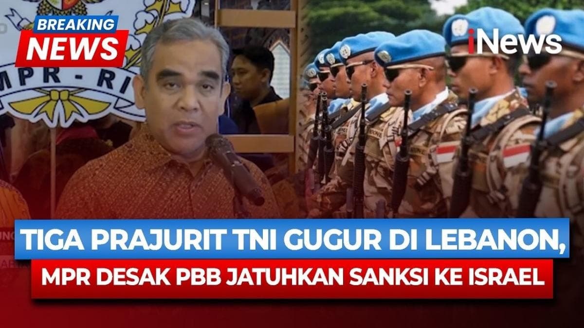 3 Tentara Perdamaian Gugur, Indonesia Desak PBB Jatuhkan Sanksi terhadap Israel 3 Tentara Perdamaian Gugur, Indonesia Desak PBB Jatuhkan Sanksi terhadap Israel