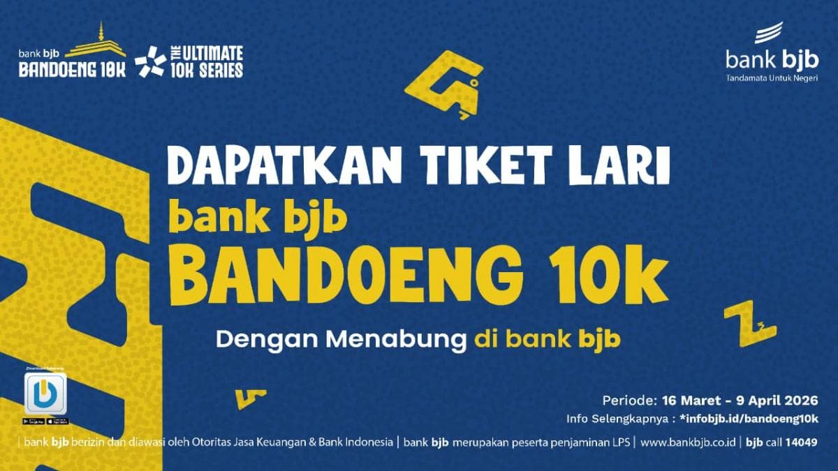 bank bjb Hadirkan Promo Spesial Bandoeng 10K, Lari Seru Sambil Menabung! bank bjb Hadirkan Promo Spesial Bandoeng 10K, Lari Seru Sambil Menabung!