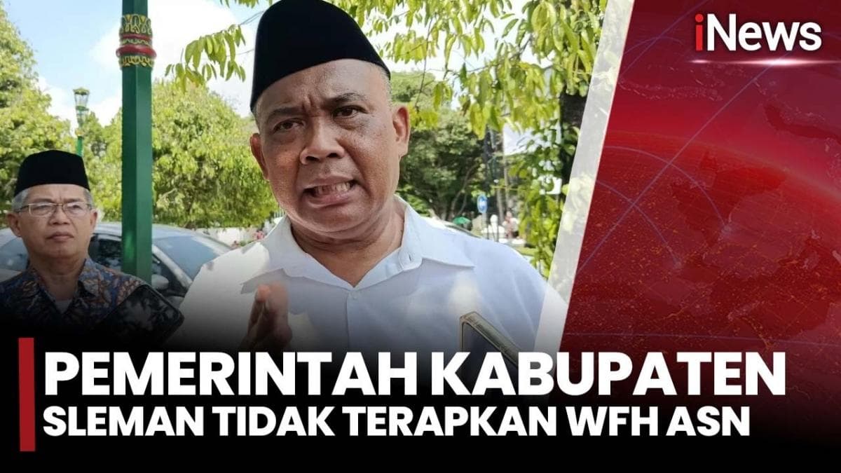 Bupati Sleman Tak Terapkan WFH ASN, Khawatir Pelayanan Publik Kurang Optimal Bupati Sleman Tak Terapkan WFH ASN, Khawatir Pelayanan Publik Kurang Optimal
