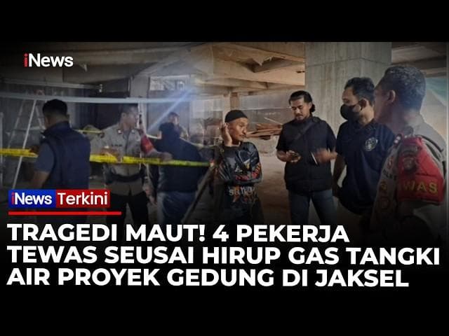 Detik-Detik 4 Pekerja Proyek Tewas di Tangki Air, Diduga Hirup Gas Beracun Detik-Detik 4 Pekerja Proyek Tewas di Tangki Air, Diduga Hirup Gas Beracun