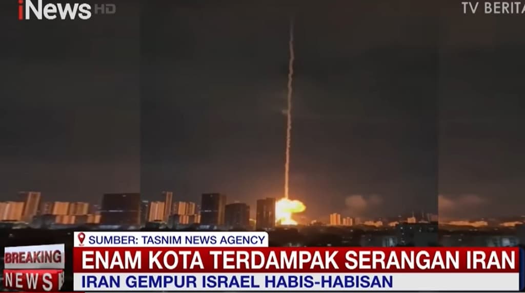 6 Kota di Israel Porak-poranda Dihujani Rudal Iran, Apartemen hingga Pabrik Hancur 6 Kota di Israel Porak-poranda Dihujani Rudal Iran, Apartemen hingga Pabrik Hancur