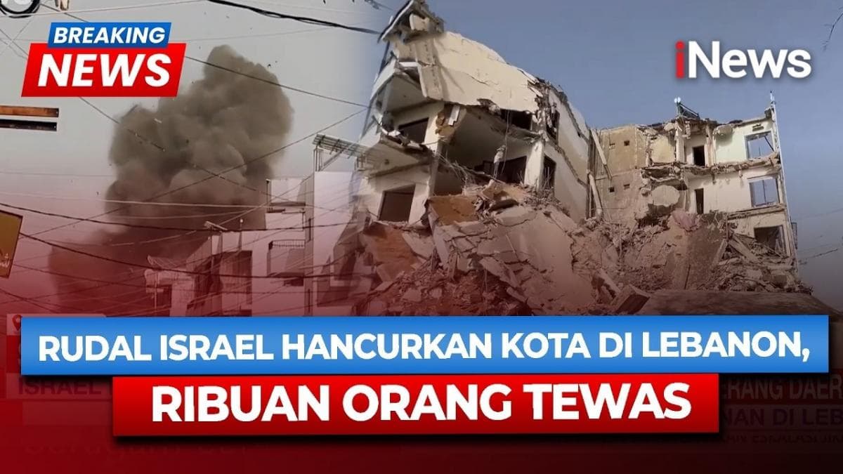 Serangan Udara Israel Ratakan Bangunan di Lebanon, 1.422 Warga Tewas Serangan Udara Israel Ratakan Bangunan di Lebanon, 1.422 Warga Tewas