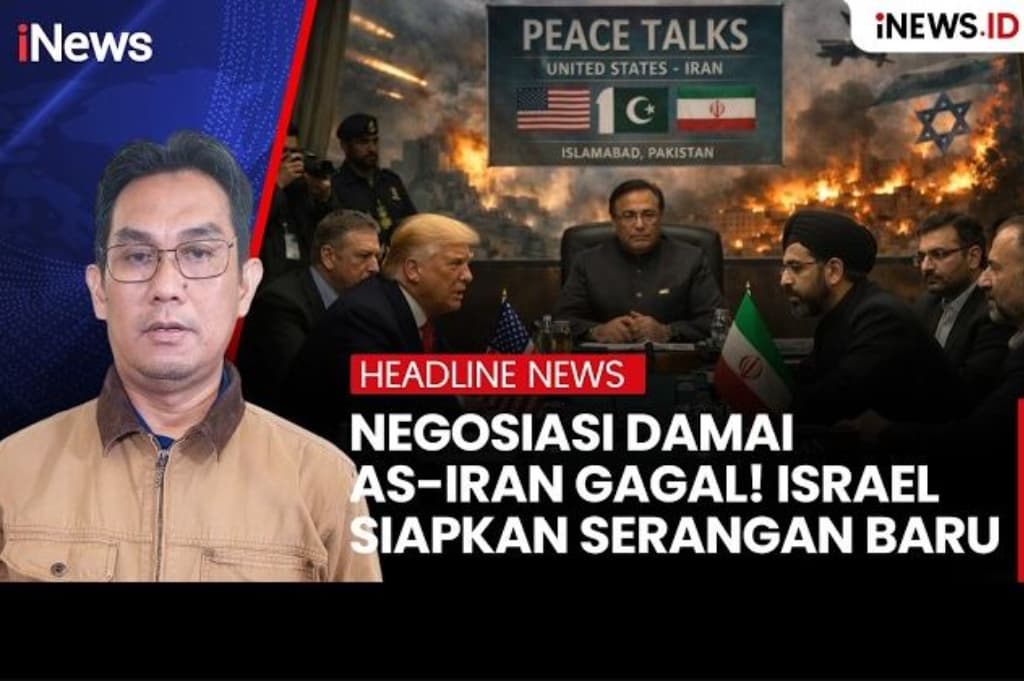 Memanas! Negosiasi Damai AS-Iran Gagal, Israel Siapkan Serangan Baru Memanas! Negosiasi Damai AS-Iran Gagal, Israel Siapkan Serangan Baru