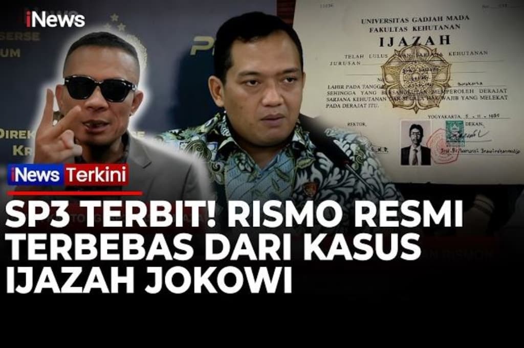SP3 Terbit! Rismon Resmi Terbebas dari Kasus Ijazah Jokowi SP3 Terbit! Rismon Resmi Terbebas dari Kasus Ijazah Jokowi