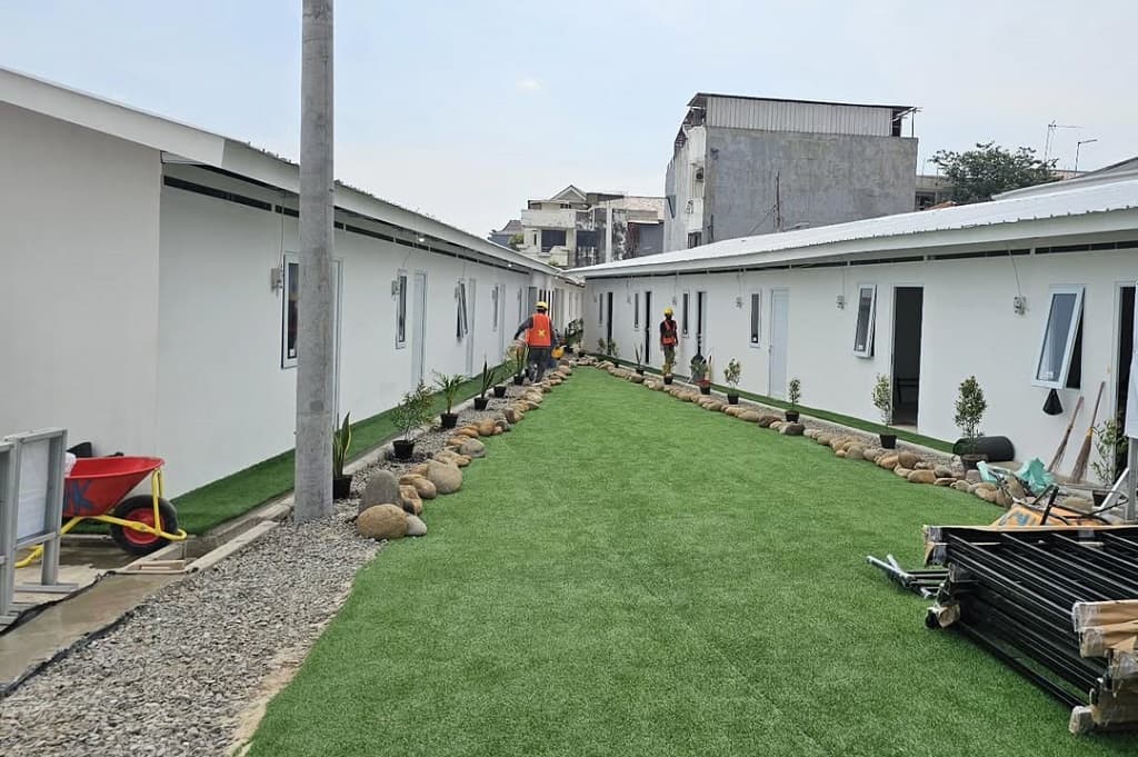 Penampakan Hunian untuk Warga Pinggir Rel Senen, Ada Air Bersih hingga Taman Bermain Anak Penampakan Hunian untuk Warga Pinggir Rel Senen, Ada Air Bersih hingga Taman Bermain Anak