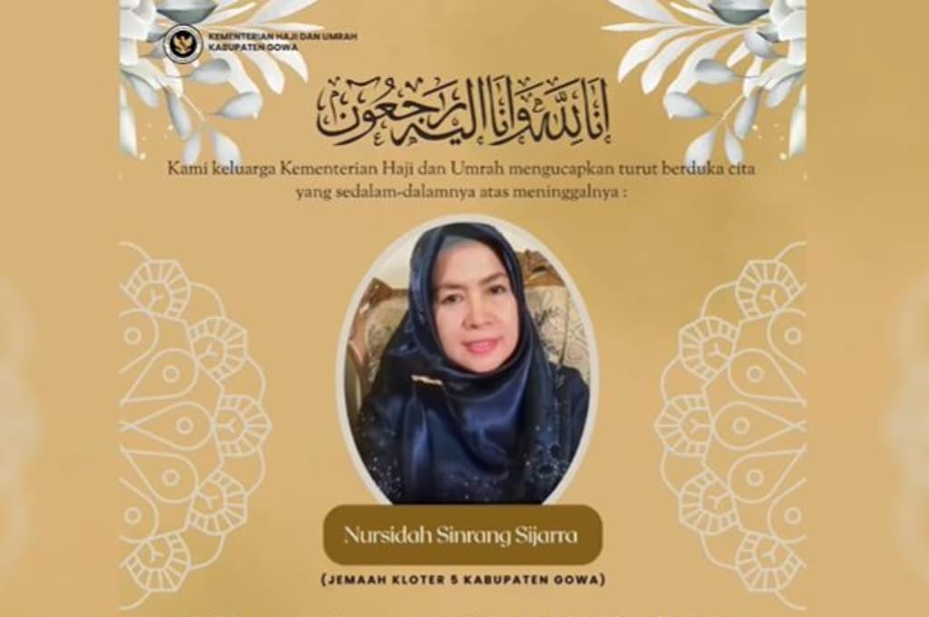 Kabar Duka! Jemaah Haji Asal Gowa Meninggal di Madinah, Diduga Kelelahan Kabar Duka! Jemaah Haji Asal Gowa Meninggal di Madinah, Diduga Kelelahan