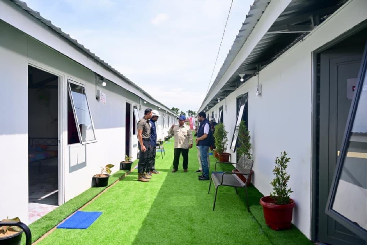 Rumah Sementara Siap Huni di Aceh Tamiang, Dibangun Nonstop 6 Hari Rumah Sementara Siap Huni di Aceh Tamiang, Dibangun Nonstop 6 Hari