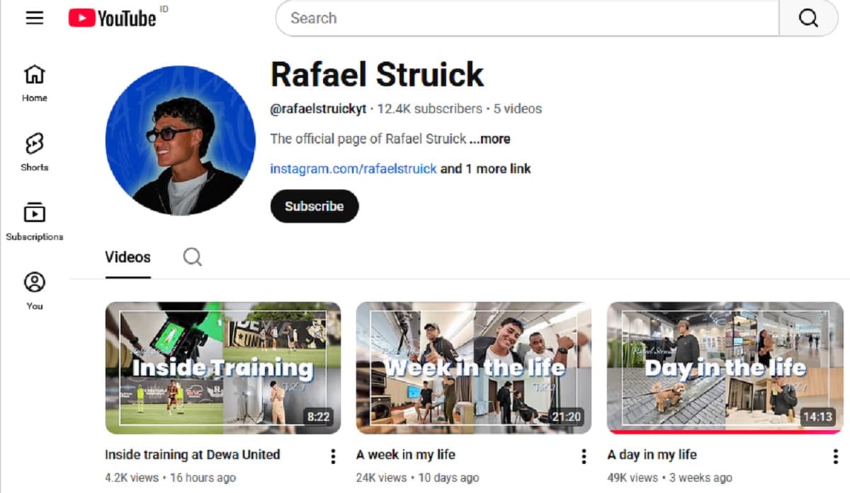 Kisah Penyerang Timnas Indonesia Rafael Struick Pilih Bikin YouTube meski Belum Cetak Gol di Liga Indonesia Kisah Penyerang Timnas Indonesia Rafael Struick Pilih Bikin YouTube meski Belum Cetak Gol di Liga Indonesia