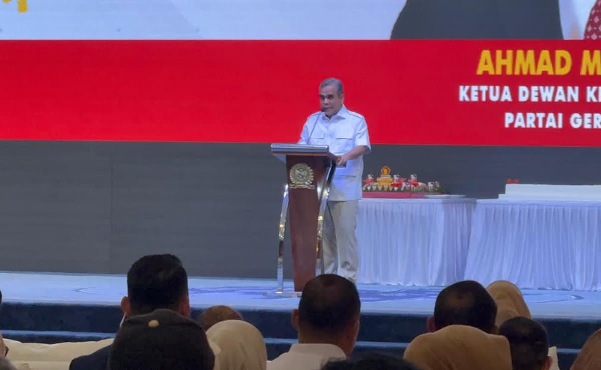 HUT Ke-18 Gerindra, Muzani Serukan Prabowo Presiden Dua Periode! HUT Ke-18 Gerindra, Muzani Serukan Prabowo Presiden Dua Periode!