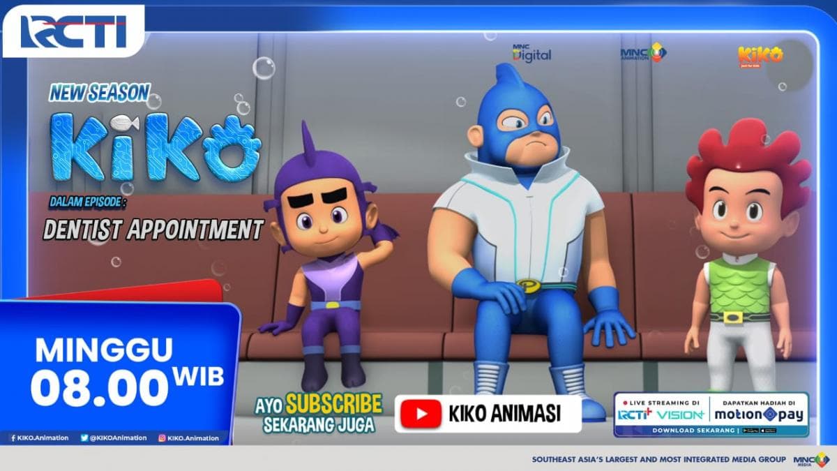 KIKO Season 4 Episode Dentist Appointment, Hanya di RCTI KIKO Season 4 Episode Dentist Appointment, Hanya di RCTI