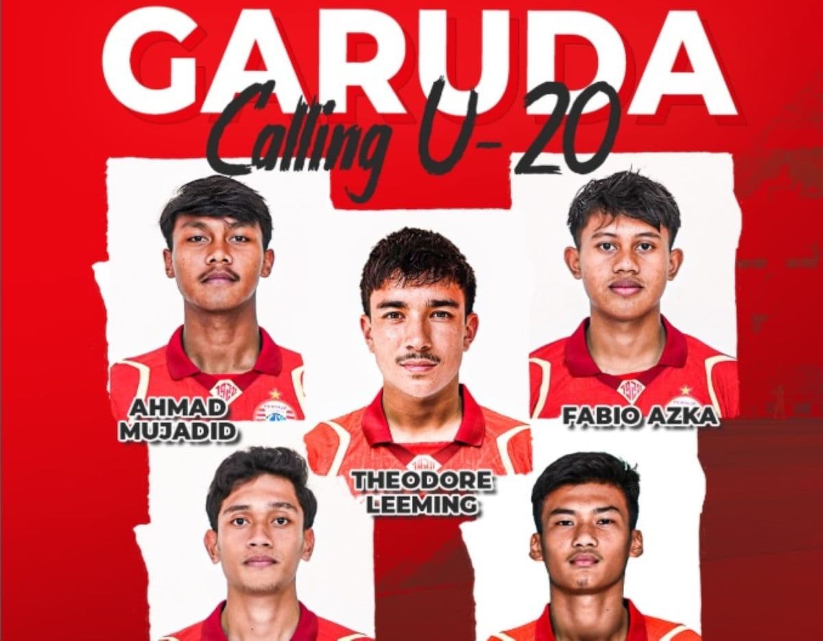 Dukung Program Nova Arianto, Persija Jakarta Kirim 5 Talenta Muda ke TC Timnas Indonesia U-20 Dukung Program Nova Arianto, Persija Jakarta Kirim 5 Talenta Muda ke TC Timnas Indonesia U-20