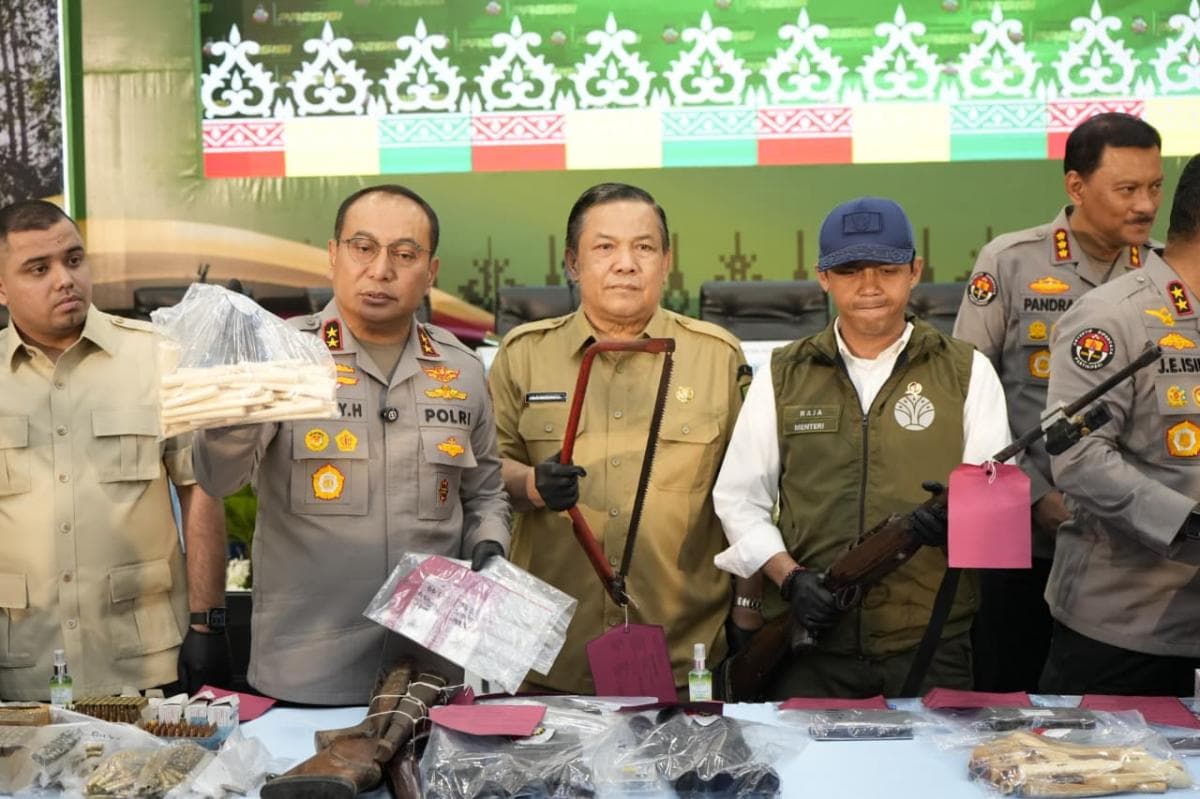 DPR Apresiasi Polda Riau Bongkar Jaringan Perburuan Gajah Sumatera DPR Apresiasi Polda Riau Bongkar Jaringan Perburuan Gajah Sumatera
