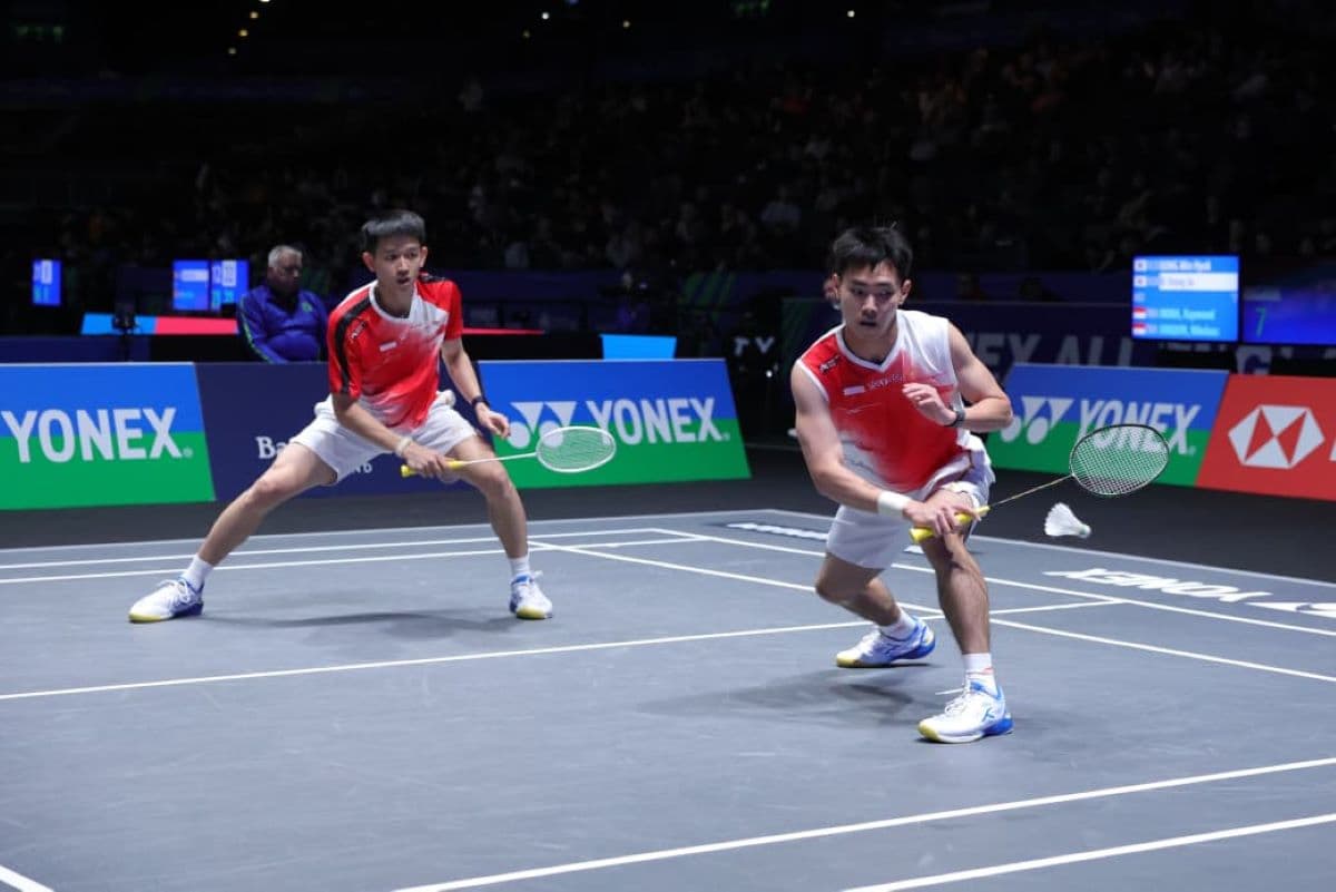 Begini Cara Raymond Indra/NIkolaus Joaquin Bungkam Ganda Putra Korea Selatan di 32 Besar All England 2026 Begini Cara Raymond Indra/NIkolaus Joaquin Bungkam Ganda Putra Korea Selatan di 32 Besar All England 2026