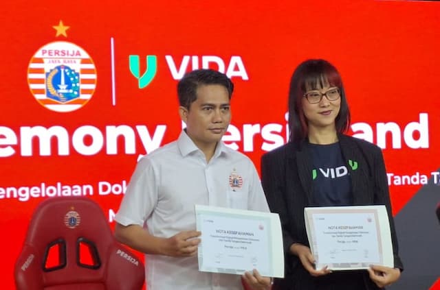 Persija Jakarta Cetak Sejarah Digital, Rangkul VIDA demi Keamanan Kontrak dan Administrasi Persija Jakarta Cetak Sejarah Digital, Rangkul VIDA demi Keamanan Kontrak dan Administrasi
