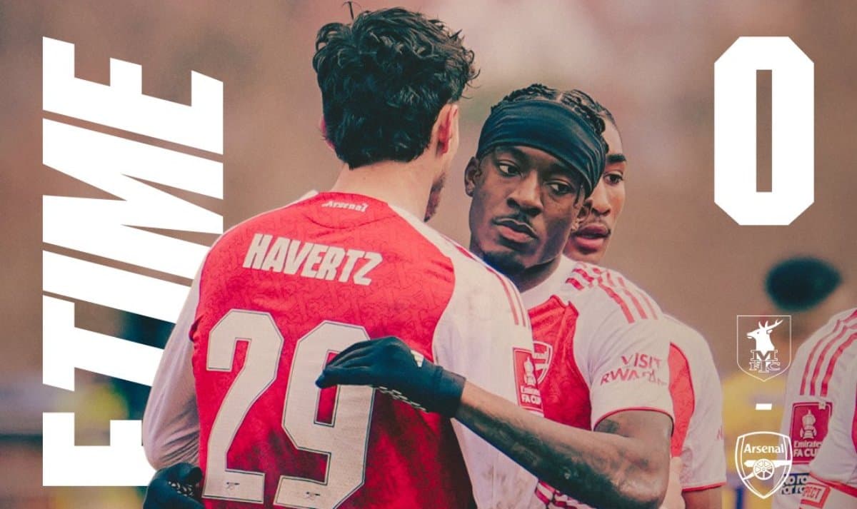 Hasil Mansfield Town vs Arsenal di Piala FA 2025-2026: Menang Tipis 2-1, The Gunners Melaju ke Perempatfinal Hasil Mansfield Town vs Arsenal di Piala FA 2025-2026: Menang Tipis 2-1, The Gunners Melaju ke Perempatfinal