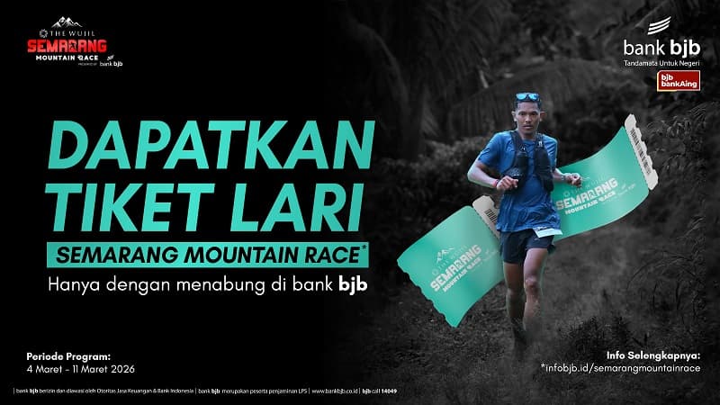 Dukung Gaya Hidup Sehat, bank bjb Buka Program Tiket Semarang Mountain Race 2026 Dukung Gaya Hidup Sehat, bank bjb Buka Program Tiket Semarang Mountain Race 2026