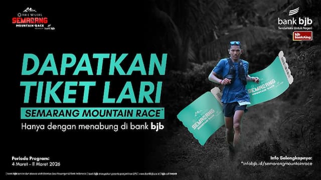 Dukung Gaya Hidup Sehat, bank bjb Buka Program Tiket Semarang Mountain Race 2026 Dukung Gaya Hidup Sehat, bank bjb Buka Program Tiket Semarang Mountain Race 2026
