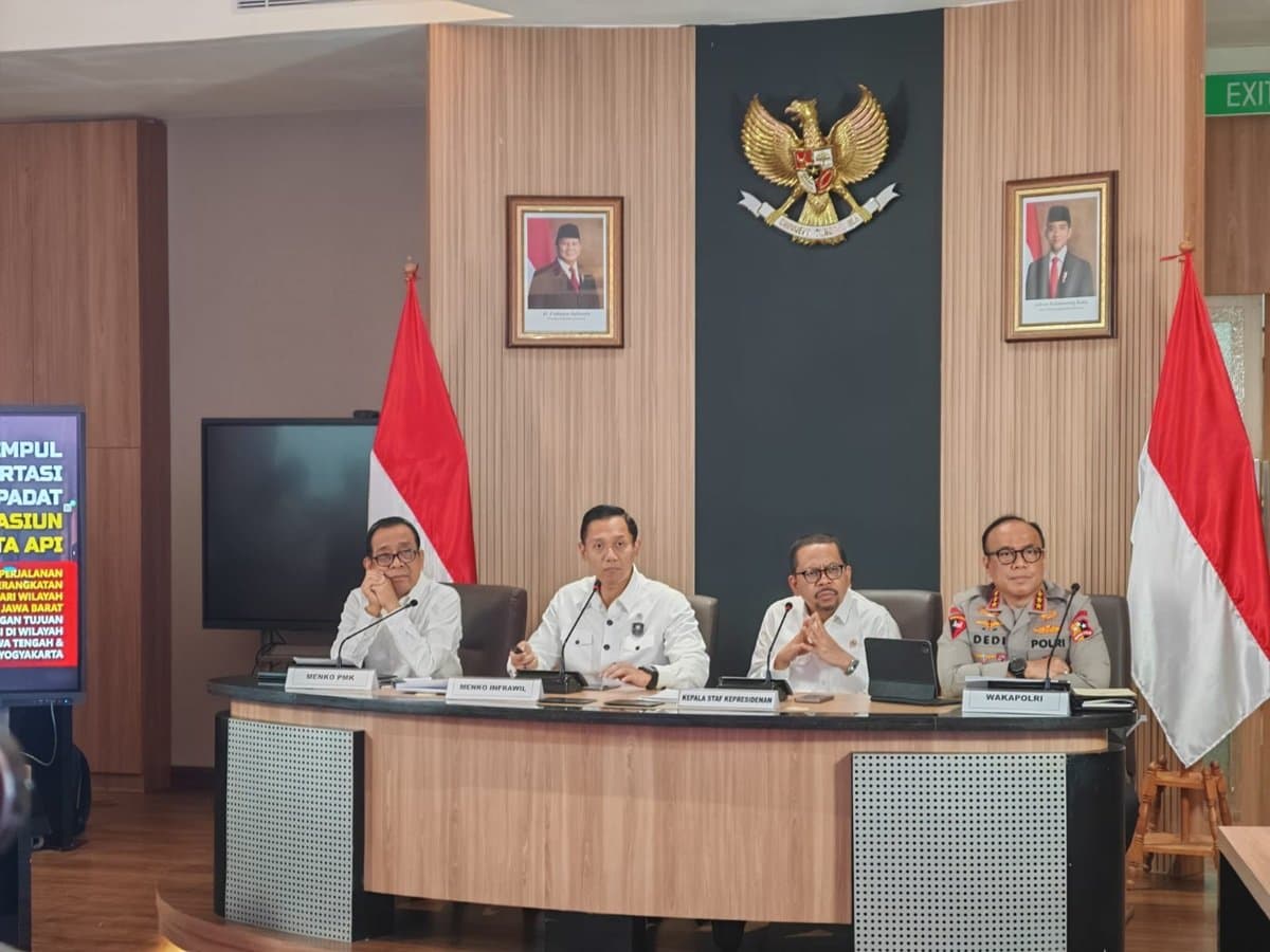Menko AHY: Puncak Mudik Lebaran Diprediksi Terjadi 14–15 Maret dan 18–19 Maret 2026 Menko AHY: Puncak Mudik Lebaran Diprediksi Terjadi 14–15 Maret dan 18–19 Maret 2026