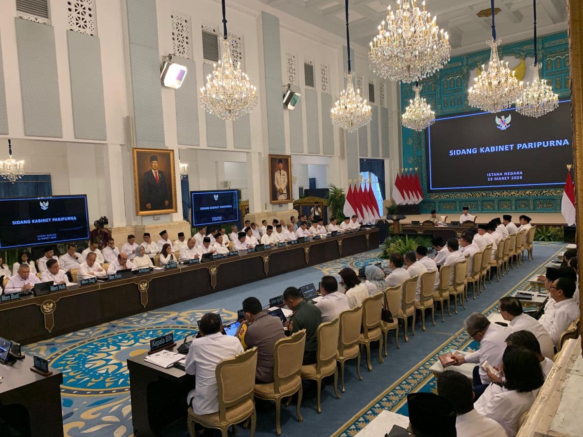 Sidang Kabinet Paripurna: Prabowo Soroti Persiapan Idulfitri dan Pemulihan Bencana Sidang Kabinet Paripurna: Prabowo Soroti Persiapan Idulfitri dan Pemulihan Bencana