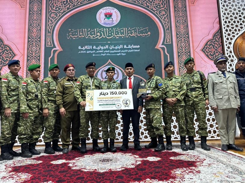 Anggota Pasukan Elite TNI Prada Nawawi Juara Musabaqoh Hifdzil Quran 30 Juz di Libya Anggota Pasukan Elite TNI Prada Nawawi Juara Musabaqoh Hifdzil Quran 30 Juz di Libya