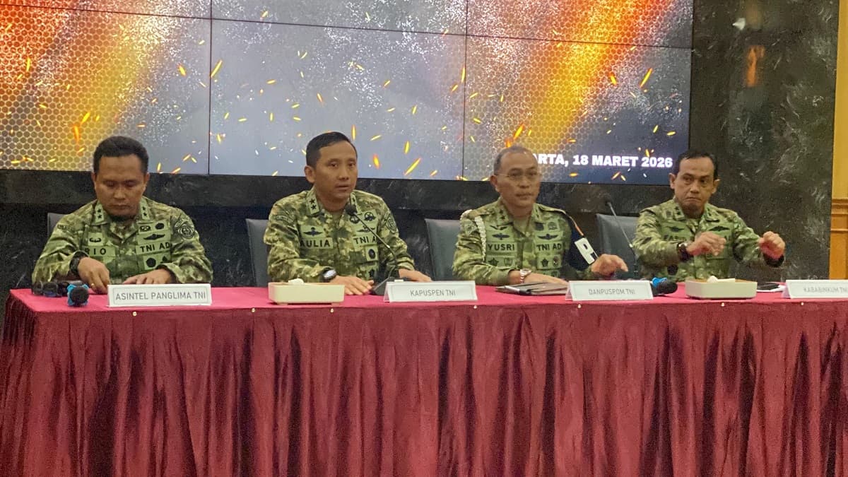 Langkah Cepat Puspom TNI Ungkap Pelaku Penyiraman Air Keras, 4 Anggota Bais Tersangka Langkah Cepat Puspom TNI Ungkap Pelaku Penyiraman Air Keras, 4 Anggota Bais Tersangka