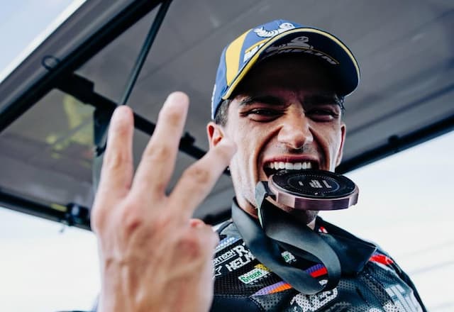 Akhiri Penantian Ratusan Hari, Jorge Martin Girang Finis Ketiga di Sprint Race MotoGP Brasil 2026 Akhiri Penantian Ratusan Hari, Jorge Martin Girang Finis Ketiga di Sprint Race MotoGP Brasil 2026