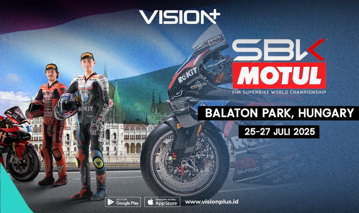Jadwal dan Link Live Streaming WorldSBK Portugal 2026 di VISION+, Klik di Sini! Jadwal dan Link Live Streaming WorldSBK Portugal 2026 di VISION+, Klik di Sini!