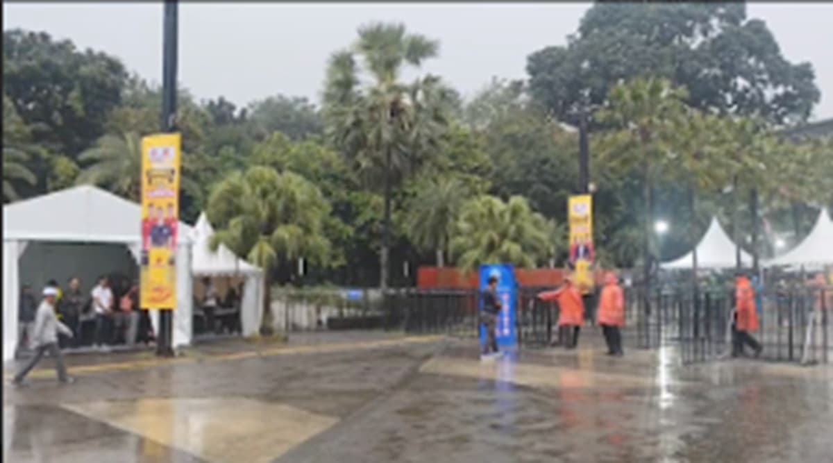 Hujan Deras, SUGBK Masih Sepi Suporter Jelang Timnas Indonesia vs Bulgaria di Final FIFA Series 2026 Hujan Deras, SUGBK Masih Sepi Suporter Jelang Timnas Indonesia vs Bulgaria di Final FIFA Series 2026