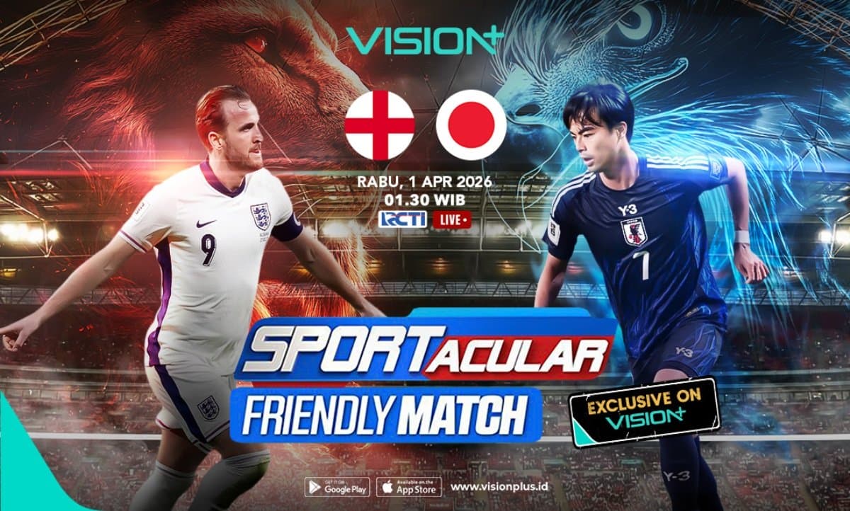 Cara Nonton Live Streaming Timnas Inggris vs Jepang di Vision+, Ini Linknya! Cara Nonton Live Streaming Timnas Inggris vs Jepang di Vision+, Ini Linknya!