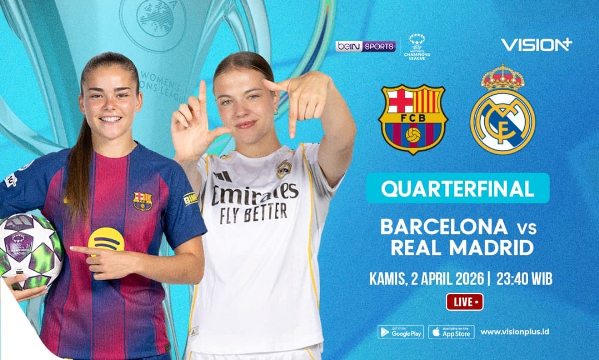 Jadwal dan Link Live Streaming Barcelona vs Real Madrid di UWCL 2025-2026 Jadwal dan Link Live Streaming Barcelona vs Real Madrid di UWCL 2025-2026
