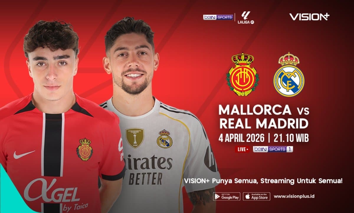 Jadwal dan Link Live Streaming Mallorca vs Real Madrid di Liga Spanyol 2025-2026 Jadwal dan Link Live Streaming Mallorca vs Real Madrid di Liga Spanyol 2025-2026