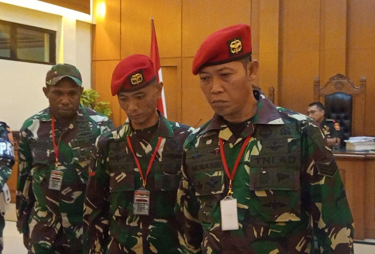 Kasus Kematian Kacab Bank, 3 Prajurit Kopassus Didakwa Pasal Berlapis! Kasus Kematian Kacab Bank, 3 Prajurit Kopassus Didakwa Pasal Berlapis!