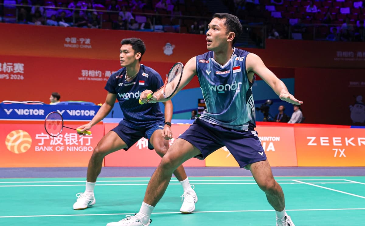 Hasil 16 Besar Badminton Asia Championships 2026: Fajar/Fikri dan Faathir/Devin Lolos Delapan Besar Hasil 16 Besar Badminton Asia Championships 2026: Fajar/Fikri dan Faathir/Devin Lolos Delapan Besar