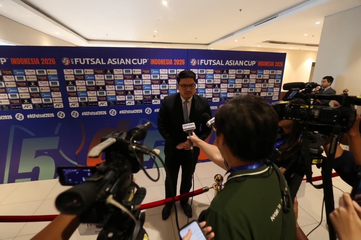 Ketua Umum FFI Michael Sianipar Tetap Bangga Timnas Futsal Indonesia Runner up Piala AFF Futsal 2026 Ketua Umum FFI Michael Sianipar Tetap Bangga Timnas Futsal Indonesia Runner up Piala AFF Futsal 2026