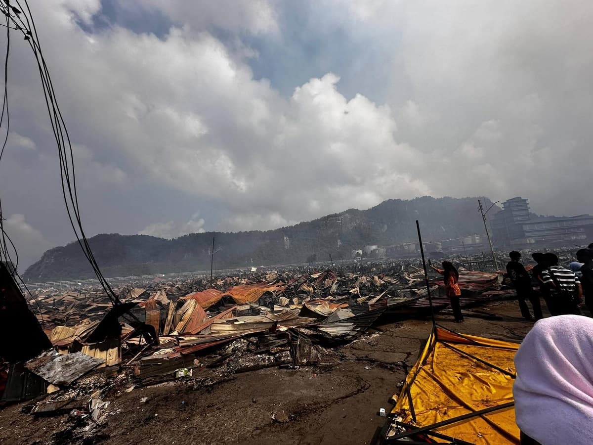 Kemlu RI Pantau Kondisi WNI Korban Kebakaran Besar Sandakan, Malaysia Kemlu RI Pantau Kondisi WNI Korban Kebakaran Besar Sandakan, Malaysia
